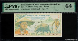 1 Piastre FRENCH INDOCHINA  1942 P.074 UNC-
