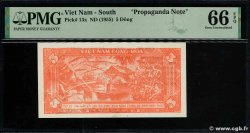 5 Dong Faux VIETNAM DEL SUR  1955 P.13x FDC