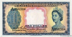 1 Dollar MALAYA und BRITISH BORNEO  1953 P.01 fST+