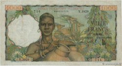 1000 Francs AFRIQUE OCCIDENTALE FRANÇAISE (1895-1958)  1954 P.42