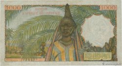 1000 Francs FRENCH WEST AFRICA (1895-1958)  1954 P.42 VF-