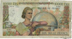 10000 Francs GÉNIE FRANÇAIS FRANCIA  1949 F.50.23 q.B