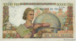 10000 Francs GÉNIE FRANÇAIS FRANCE  1951 F.50.47 F