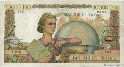 10000 Francs GÉNIE FRANÇAIS FRANCIA  1951 F.50.53