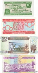 10, 20, 50 et 100 Francs Lot BURUNDI  2005 P.27d, P.33e, P.36g et P.44a NEUF