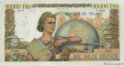10000 Francs GÉNIE FRANÇAIS FRANCIA  1953 F.50.63 MBC+