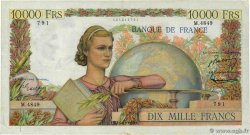 10000 Francs GÉNIE FRANÇAIS FRANCIA  1953 F.50.66