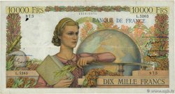 10000 Francs GÉNIE FRANÇAIS FRANCIA  1953 F.50.67