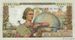 10000 Francs GÉNIE FRANÇAIS FRANCE  1954 F.50.69 F+