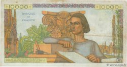 10000 Francs GÉNIE FRANÇAIS FRANCIA  1954 F.50.71 q.BB