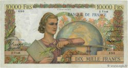 10000 Francs GÉNIE FRANÇAIS FRANKREICH  1954 F.50.71 S