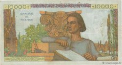 10000 Francs GÉNIE FRANÇAIS FRANCIA  1954 F.50.71 BC