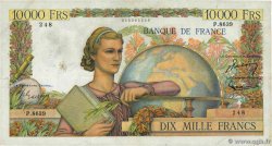10000 Francs GÉNIE FRANÇAIS FRANKREICH  1955 F.50.74