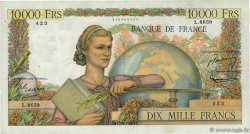 10000 Francs GÉNIE FRANÇAIS FRANKREICH  1955 F.50.74 SS