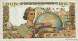 10000 Francs GÉNIE FRANÇAIS FRANCE  1955 F.50.74 TB