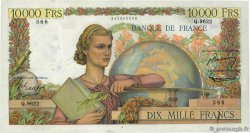 10000 Francs GÉNIE FRANÇAIS FRANCE  1955 F.50.76 TTB