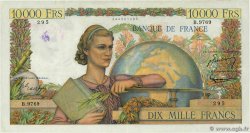 10000 Francs GÉNIE FRANÇAIS FRANCE  1955 F.50.76 VF+