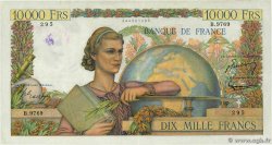 10000 Francs GÉNIE FRANÇAIS FRANKREICH  1955 F.50.76 fVZ