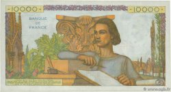10000 Francs GÉNIE FRANÇAIS FRANCE  1956 F.50.78 VF+