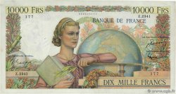 10000 Francs GÉNIE FRANÇAIS FRANCE  1952 F.50.56