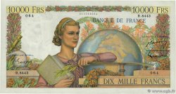 10000 Francs GÉNIE FRANÇAIS FRANCIA  1955 F.50.74