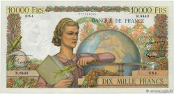 10000 Francs GÉNIE FRANÇAIS FRANCIA  1955 F.50.74 q.SPL