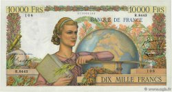 10000 Francs GÉNIE FRANÇAIS FRANCE  1955 F.50.74 pr.SUP