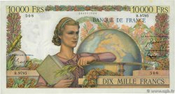 10000 Francs GÉNIE FRANÇAIS FRANCIA  1955 F.50.76 MBC+