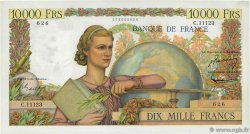 10000 Francs GÉNIE FRANÇAIS FRANCE  1956 F.50.80 SPL