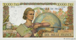 10000 Francs GÉNIE FRANÇAIS FRANCE  1956 F.50.80 SPL