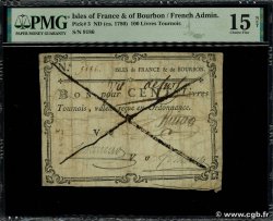 100 Livres Tournois FRANCE UND BOURBON-INSELN  1778 K.531 S