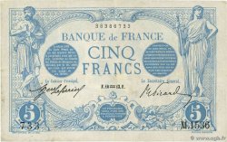 5 Francs BLEU FRANCE  1913 F.02.13 TTB