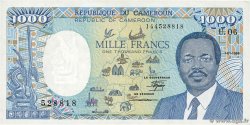 1000 Francs CAMERUN  1989 P.26a q.FDC