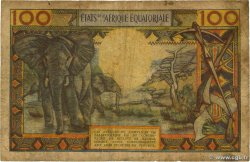 100 Francs EQUATORIAL AFRICAN STATES (FRENCH)  1962 P.03b G