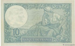 10 Francs MINERVE FRANCE  1923 F.06.07 XF-