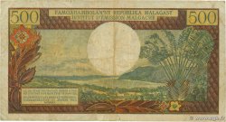500 Francs - 100 Ariary MADAGASCAR  1964 P.058a TB