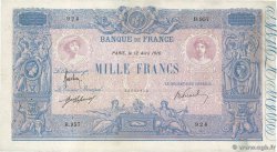 1000 Francs BLEU ET ROSE FRANCE  1916 F.36.30 pr.TB