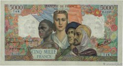 5000 Francs EMPIRE FRANÇAIS FRANCE  1945 F.47.44 pr.SUP