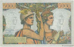 5000 Francs TERRE ET MER FRANCE  1957 F.48.13 pr.SUP