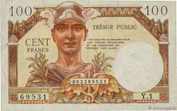 100 Francs TRÉSOR PUBLIC FRANCE  1955 VF.34.01 pr.SUP