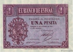 1 Peseta SPANIEN  1937 P.104a fST+