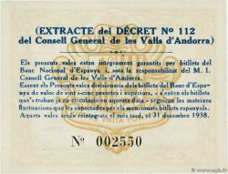 1 Pesseta ANDORRE  1936 P.06 FDC