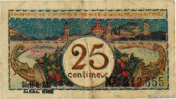 25 Centimes FRANCE regionalismo y varios Nice 1918 JP.091.19 BC+
