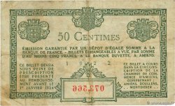 50 Centimes FRANCE regionalismo e varie Amiens 1922 JP.007.55 MB