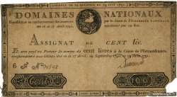 100 Livres Faux FRANCIA  1791 Ass.15 B