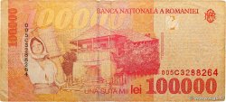 100000 Lei ROMANIA  1998 P.110 VG