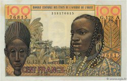 100 Francs WEST AFRIKANISCHE STAATEN  1961 P.101Aa VZ+