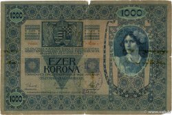 1000 Kronen YUGOSLAVIA  1919 P.010 F