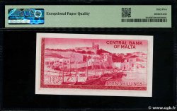 10 Shillings Petit numéro MALTA  1968 P.28a UNC