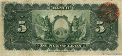 5 Pesos MEXIQUE Monterey 1912 PS.0360c TB+
